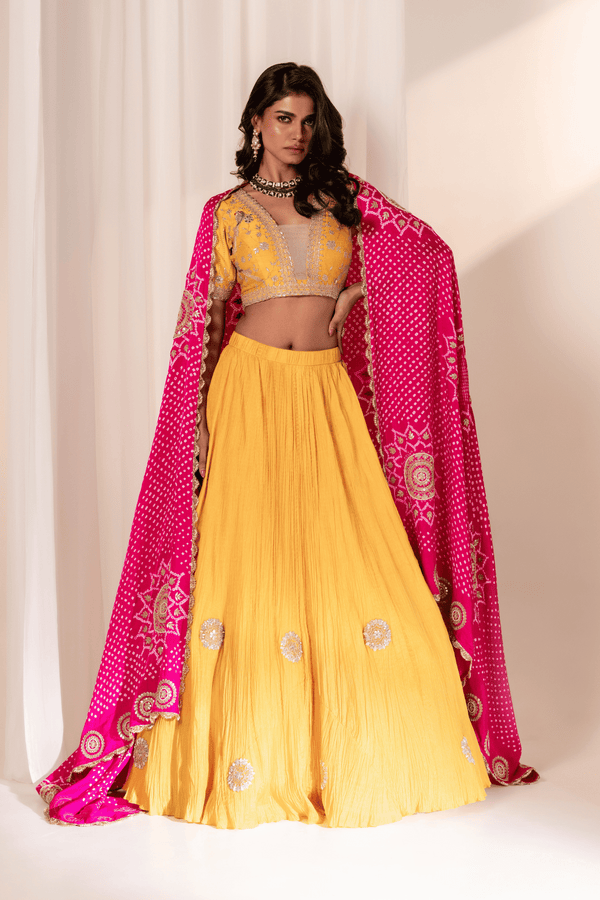 Mustard Crush Lehenga Set